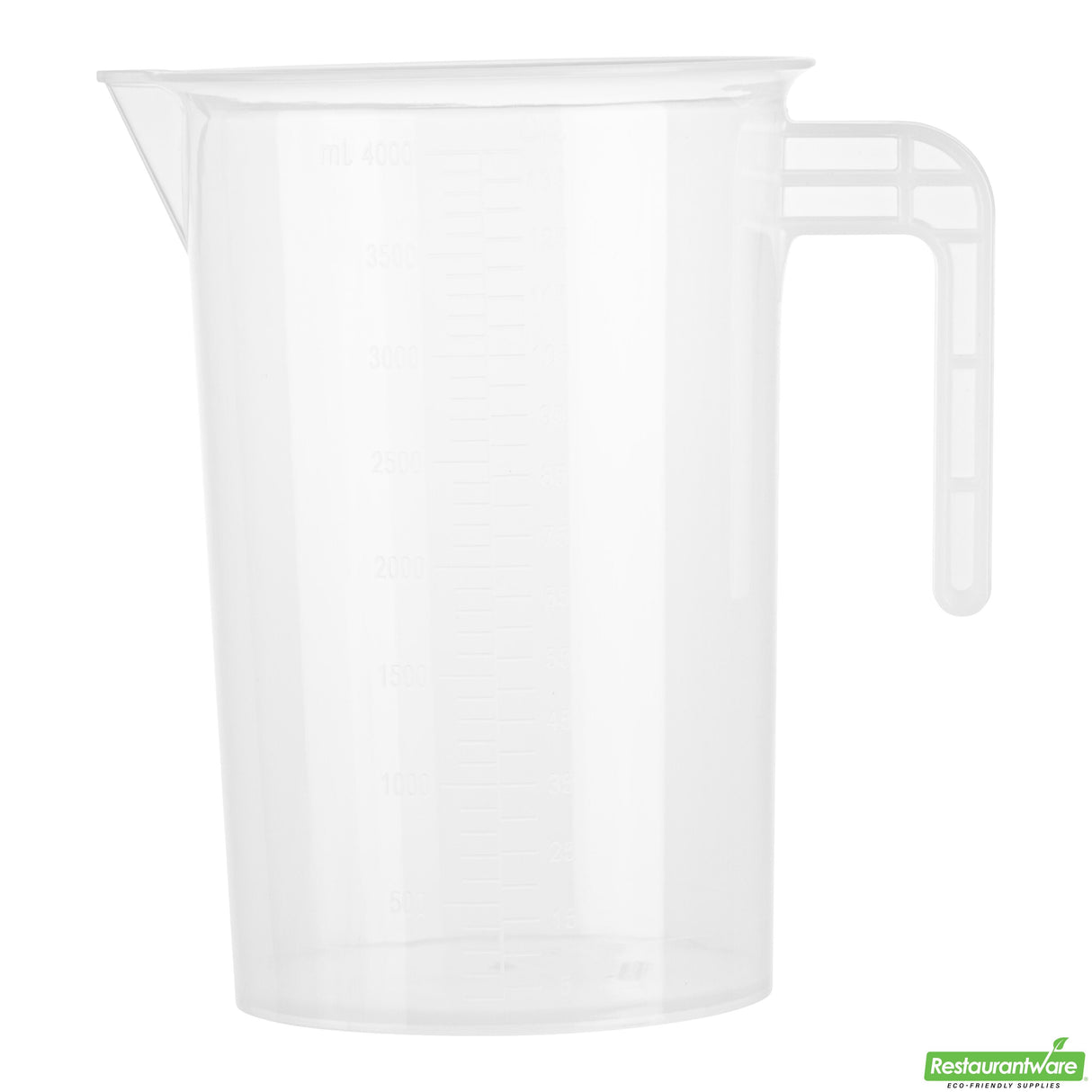 Measuring Cups, RW Base 4 Quart, Plastic, Clear, 7.50 x 5.75 x 10 Inch,10 - 1 EACH