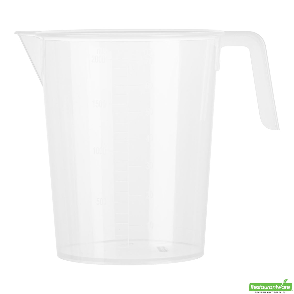Measuring Cups, RW Base 2 Quart, Plastic, Clear, 6.75 x 4.75 x 7 Inch,10 - 1 EACH