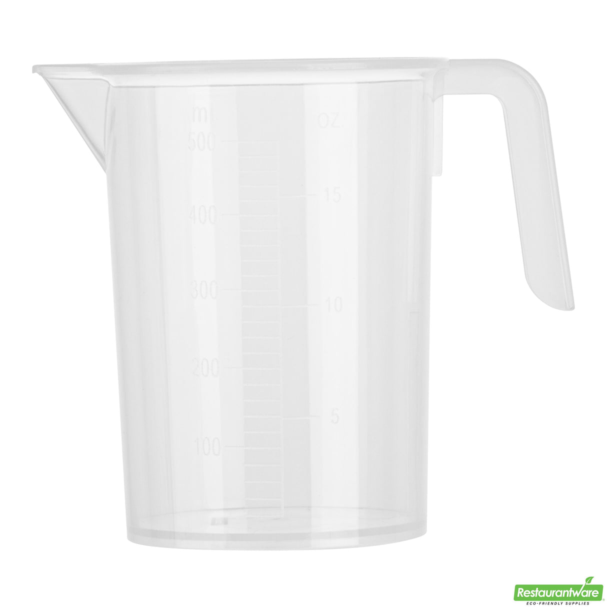 Measuring Cups, RW Base 16 Ounce, Plastic, Clear, 4.25 x 3.50 x 5 Inch,10 - 1 EACH