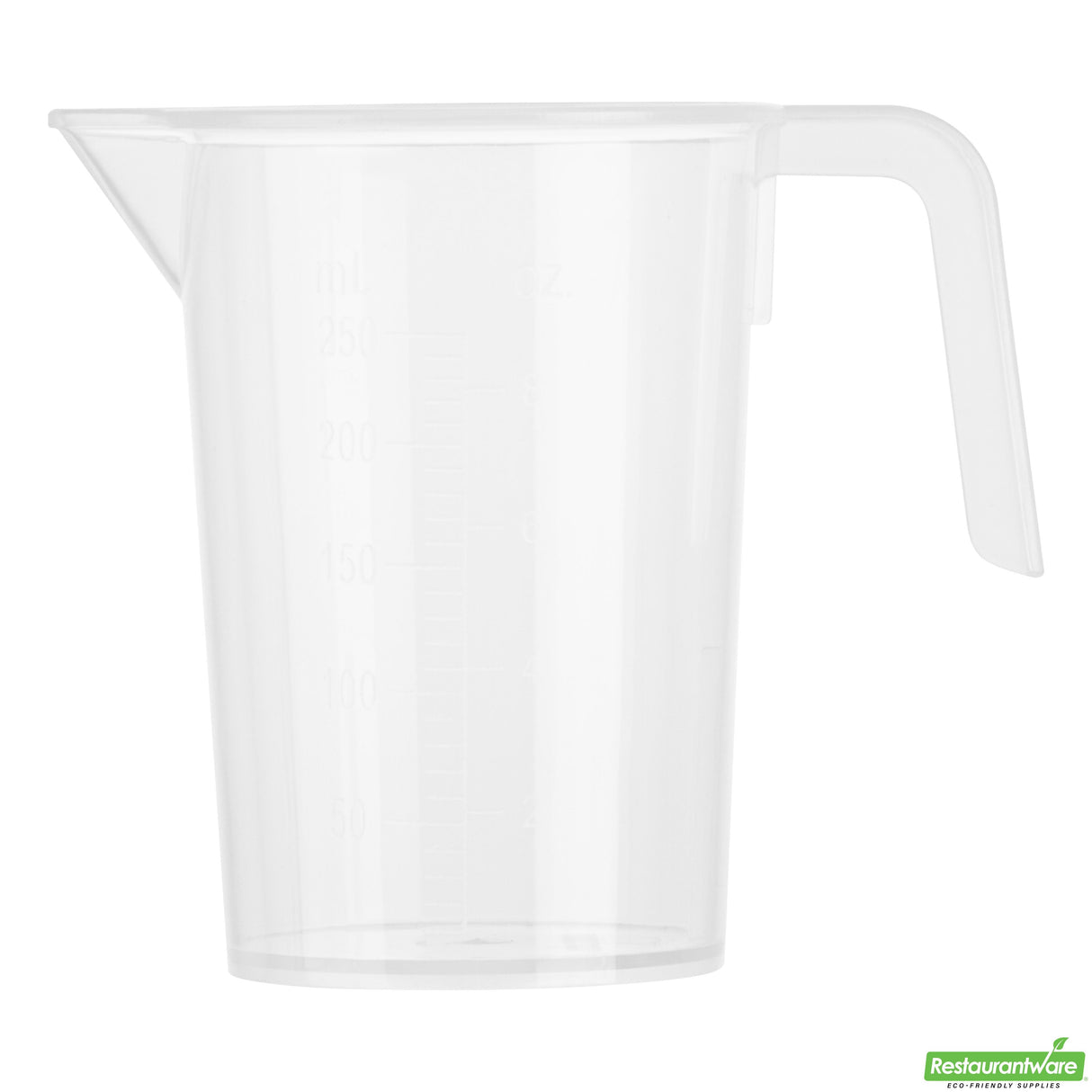 Measuring Cups, RW Base 1 Cup, Plastic, Clear, 3.75 x 2.50 x 4.25 Inch,10 - 1 EACH