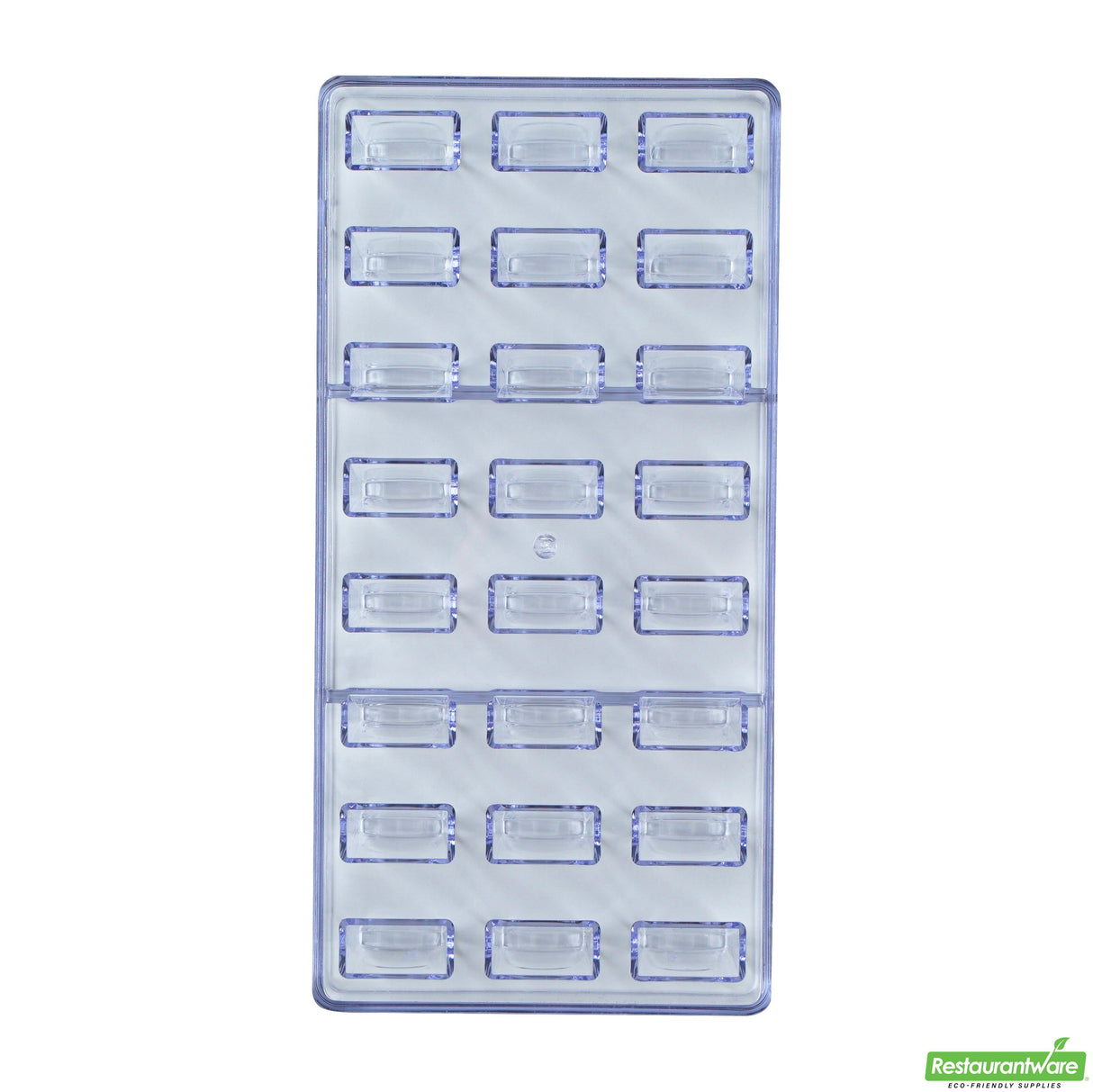 Molds, Candy & Chocolate, Pastry Tek 24-Compartment, Triangle Bar, Polycarbonate,10 - 1 EACH