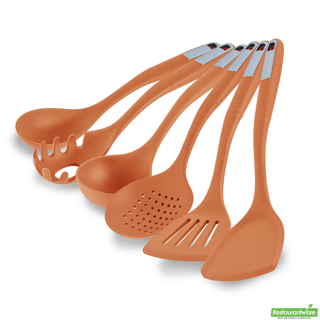 Utensil Sets, Cooking, Met Lux 6-Piece, Silicone, Orange,10 - 1 EACH