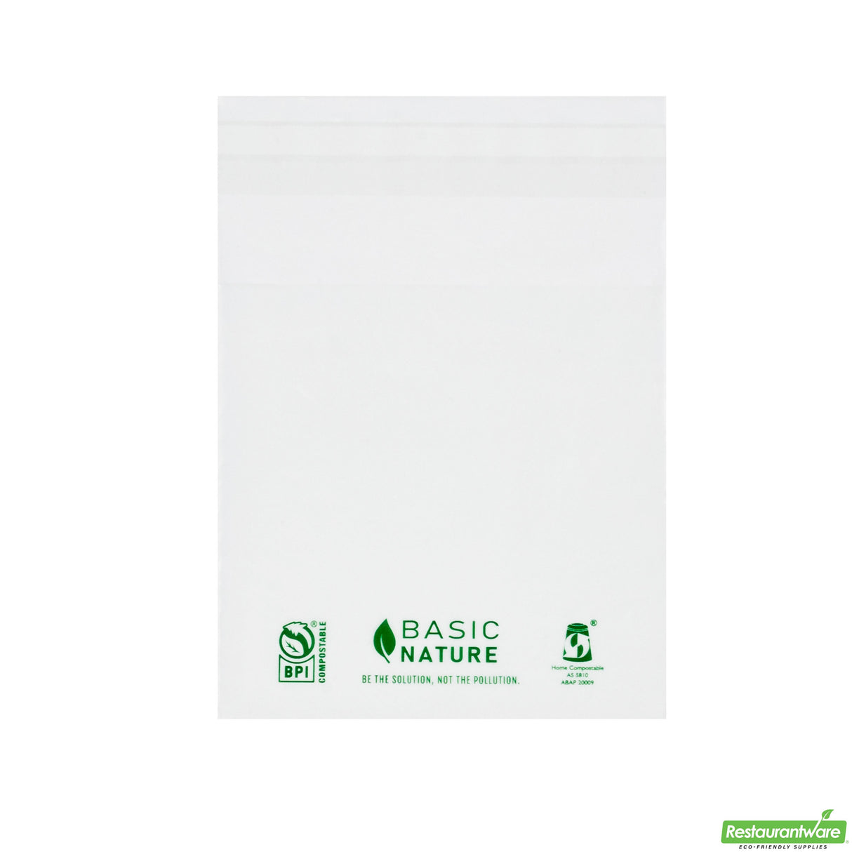 Bags, Self-Sealing, Basic Nature 4 x 4 Inch, Plastic, Clear, PLA, PBAT Lip & Tape,100 - 1 EACH