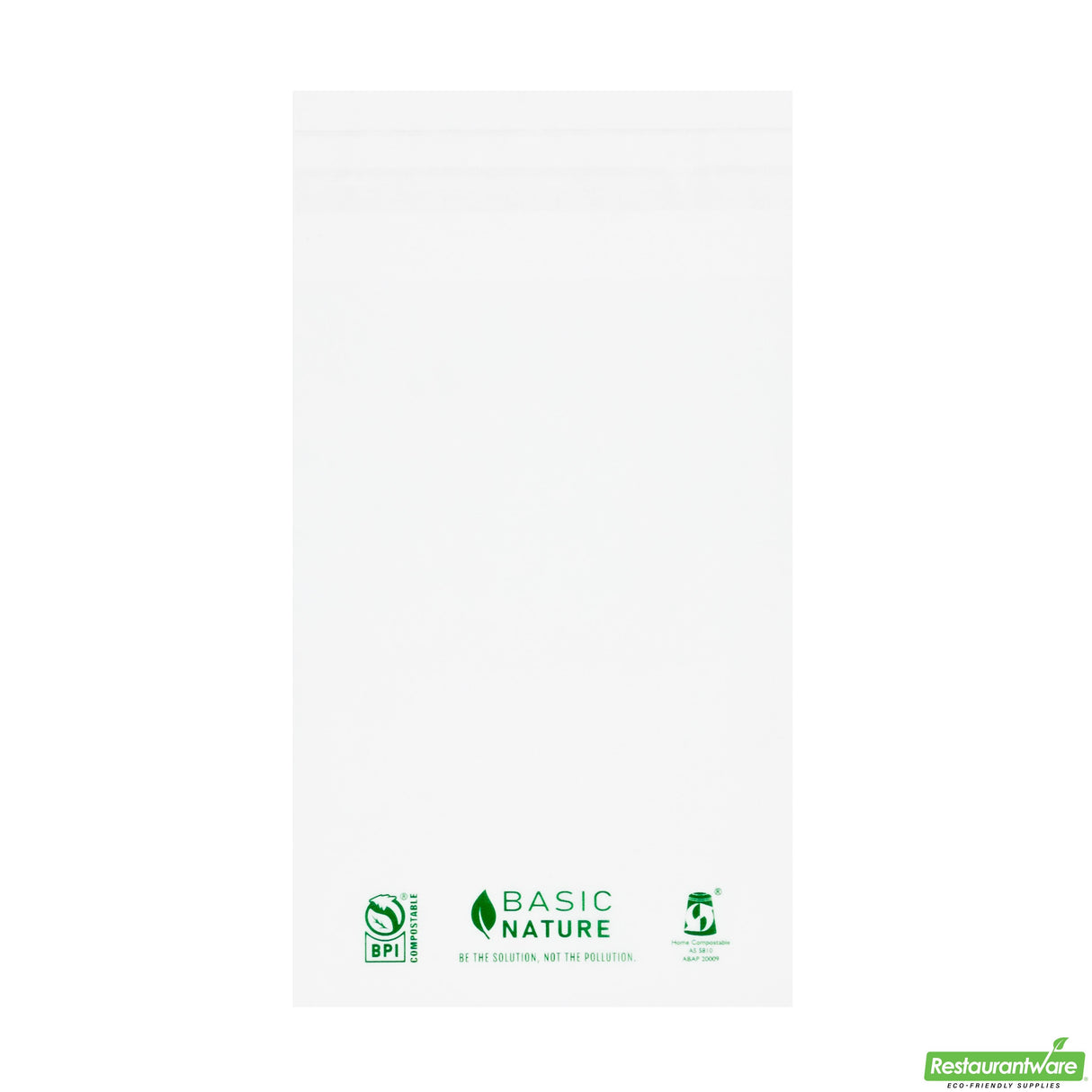 Bags, Self-Sealing, Basic Nature 6 x 4 Inch, Plastic, Clear, PLA, PBAT Lip & Tape,100 - 1 EACH