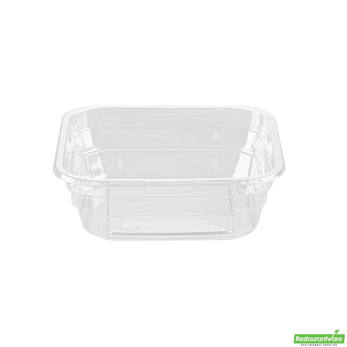 Containers, Deli & Snack, Thermo Tek 8 Ounce, Plastic, Clear, 4.50 x 4.50 x 1.50 Inch, Square,2 - 50 COUNT