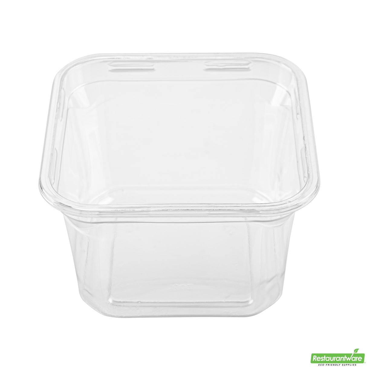 Containers, Deli & Snack, Thermo Tek 16 Ounce, Plastic, Clear, 4.50 x 4.50 x 3 Inch, Square,2 - 50 COUNT