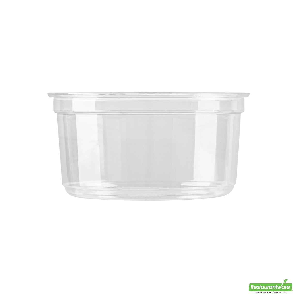 Containers, To-Go Deli, Thermo Tek 12 Ounce, Plastic, Clear, 4.50 x 4.50 x 2.25 Inch, Round,4 - 25 COUNT