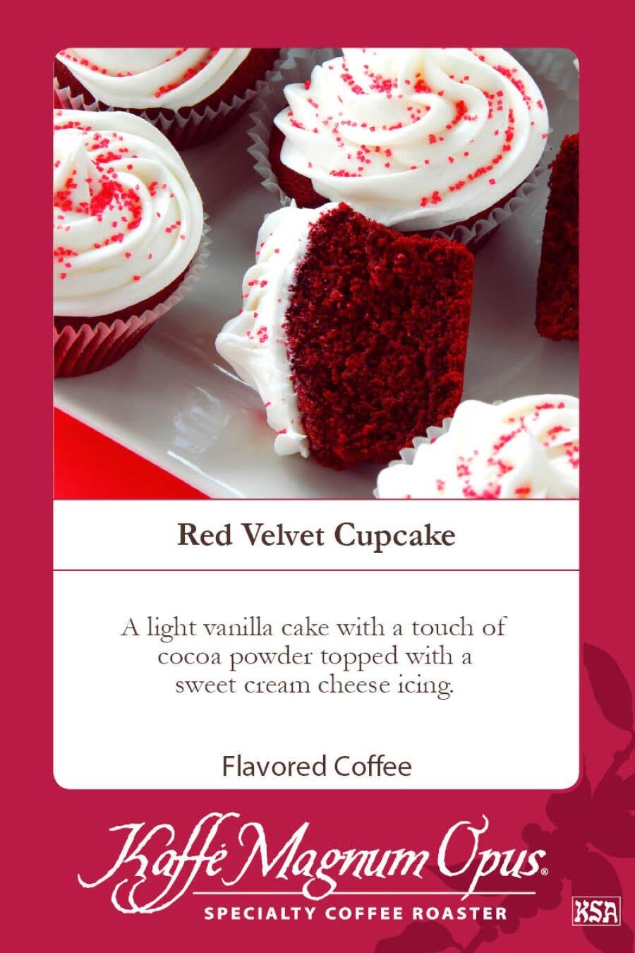 Coffee, Ground, Red Velvet, Portion,72 - 2.5 OUNCE