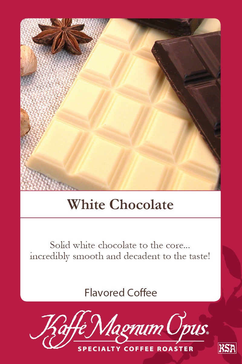 Coffee, Ground, White Chocolate, Portion,72 - 2.5 OUNCE