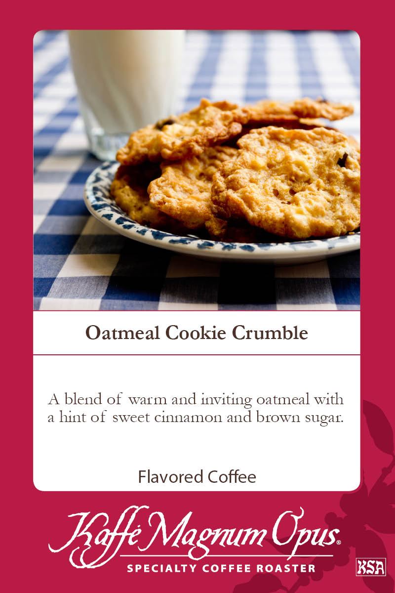 Coffee, Ground, Oatmeal Cookie Crumble,2 - 5 POUND
