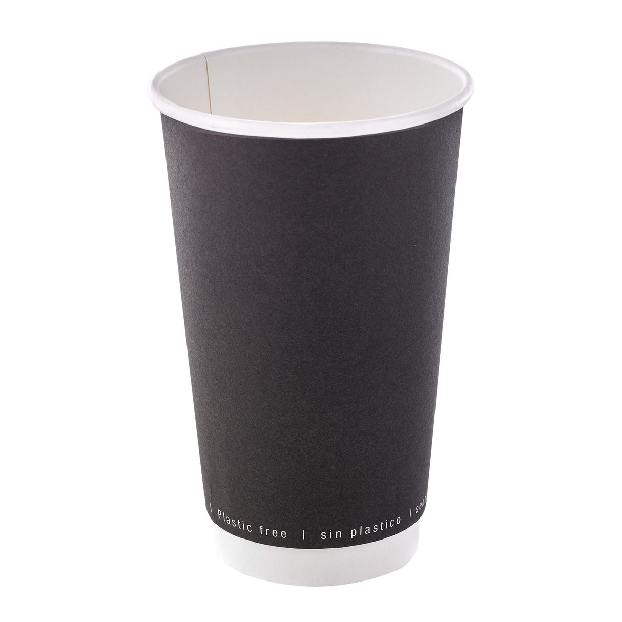 Cups, 16 Ounce, Paper, Black, Double-Wall,20 - 50 COUNT