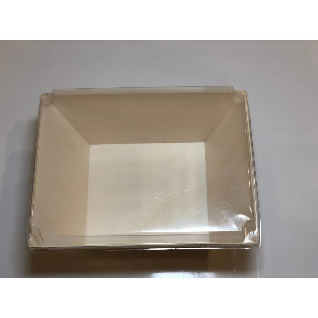 Trays, 8 x 11 x 3.50 Inch, Wood, Balsa, includes Clear Lid,2 - 25 COUNT