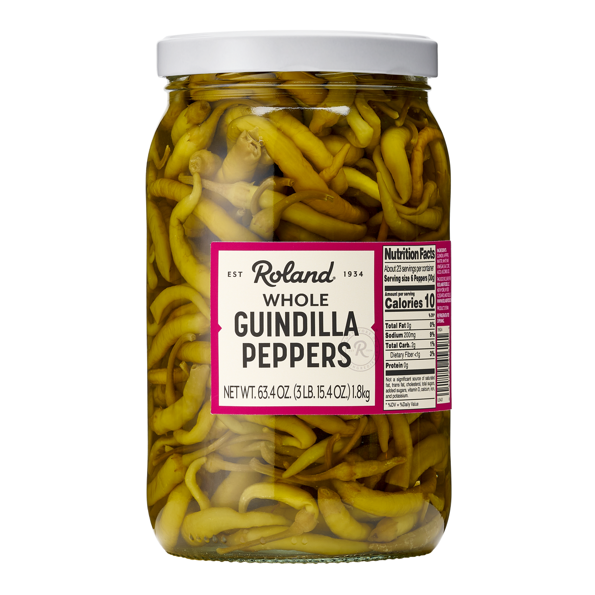 Peppers, Guindilla, Whole,4 - 63.4 OUNCE