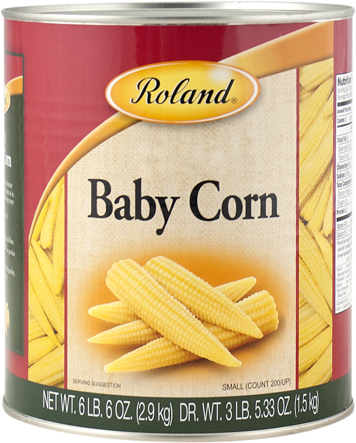 Corn, Baby, Whole, Small,6 - 6.39 POUND