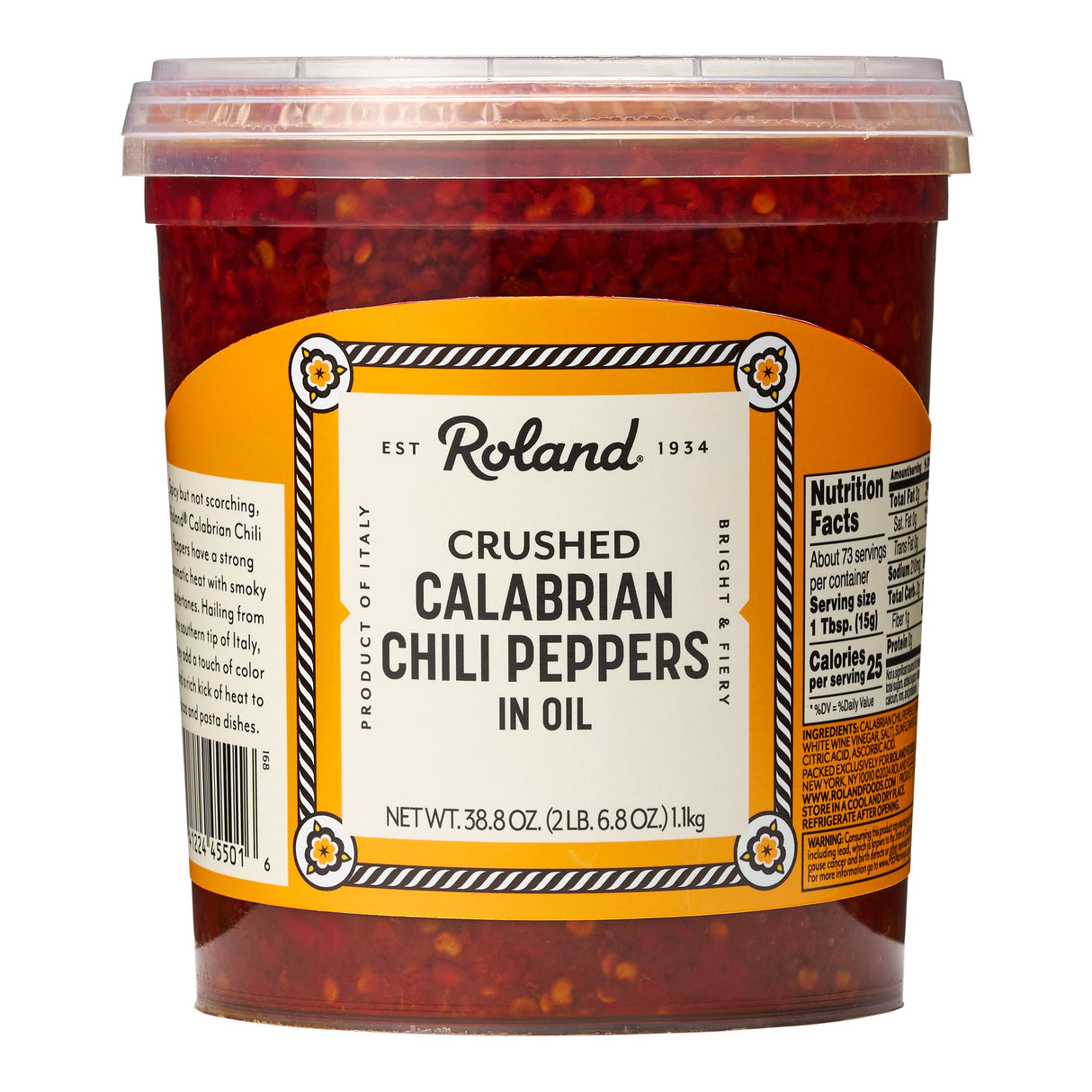 Peppers, Chili, Crushed, Calabrian, in Oil,4 - 38.8 OUNCE