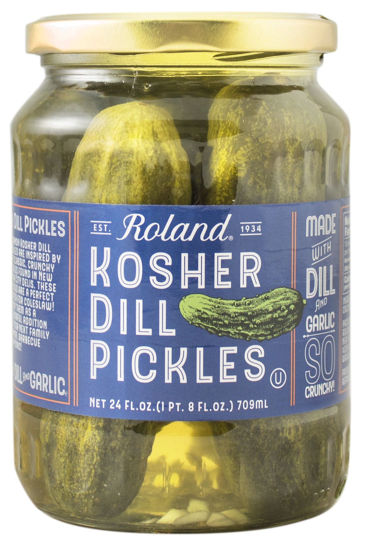 Pickles, Kosher Dill, Whole,12 - 24 FLUID