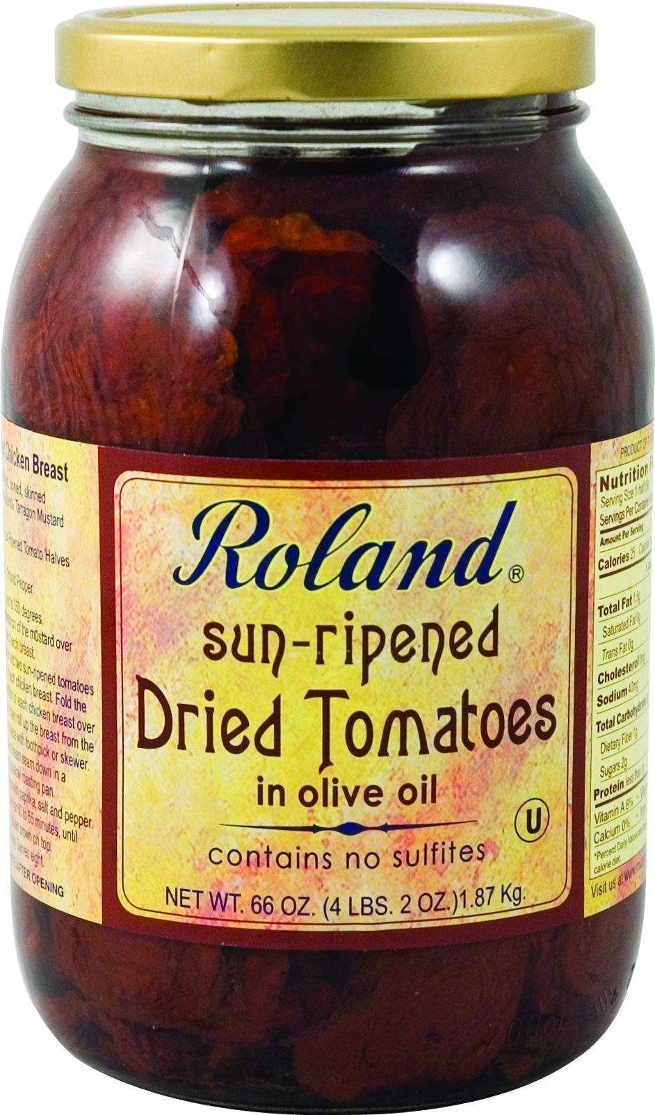Tomatoes, Sundried, in Olive Oil,6 - 66 OUNCE