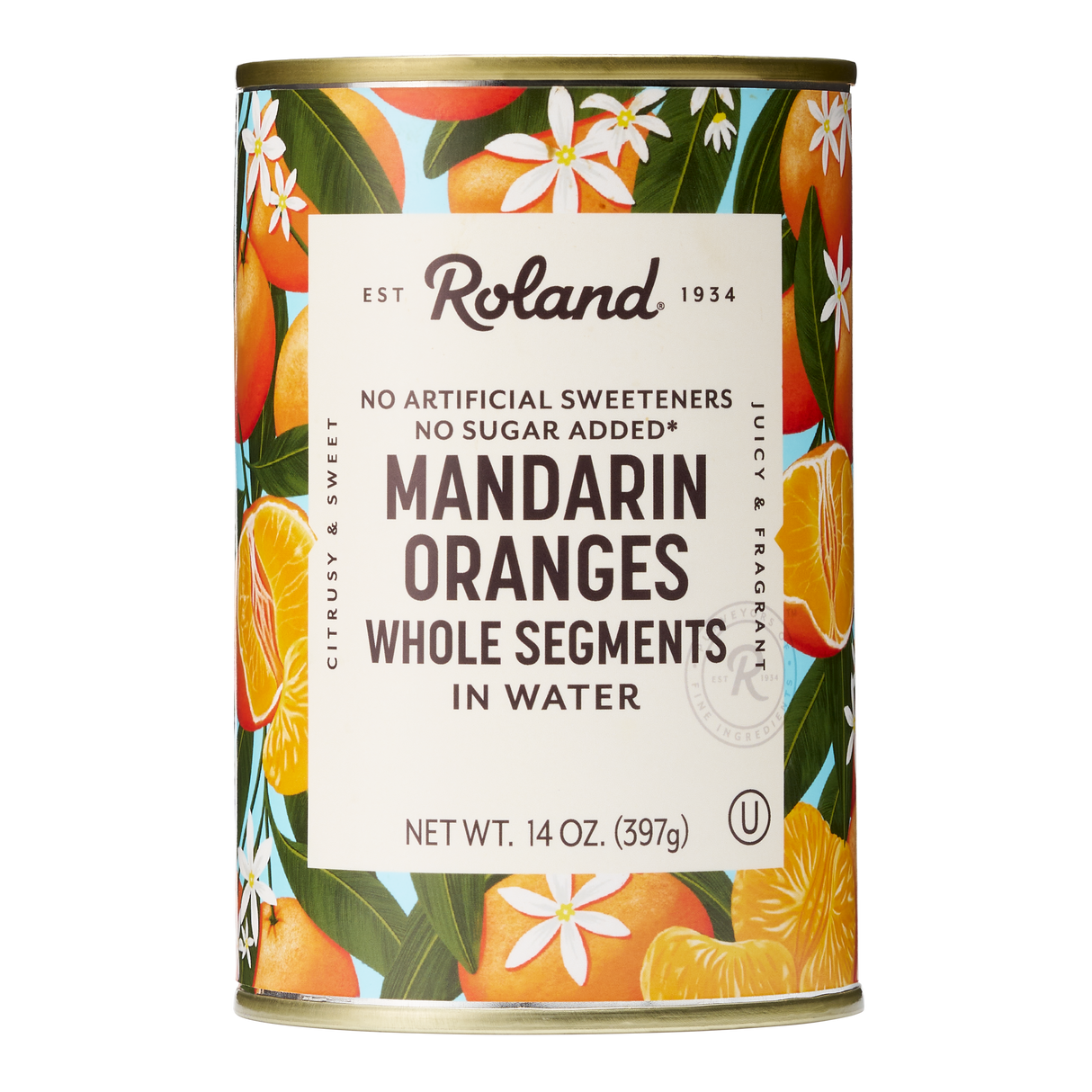 Orange Segments, Mandarin, Whole, in Water,24 - 14 OUNCE