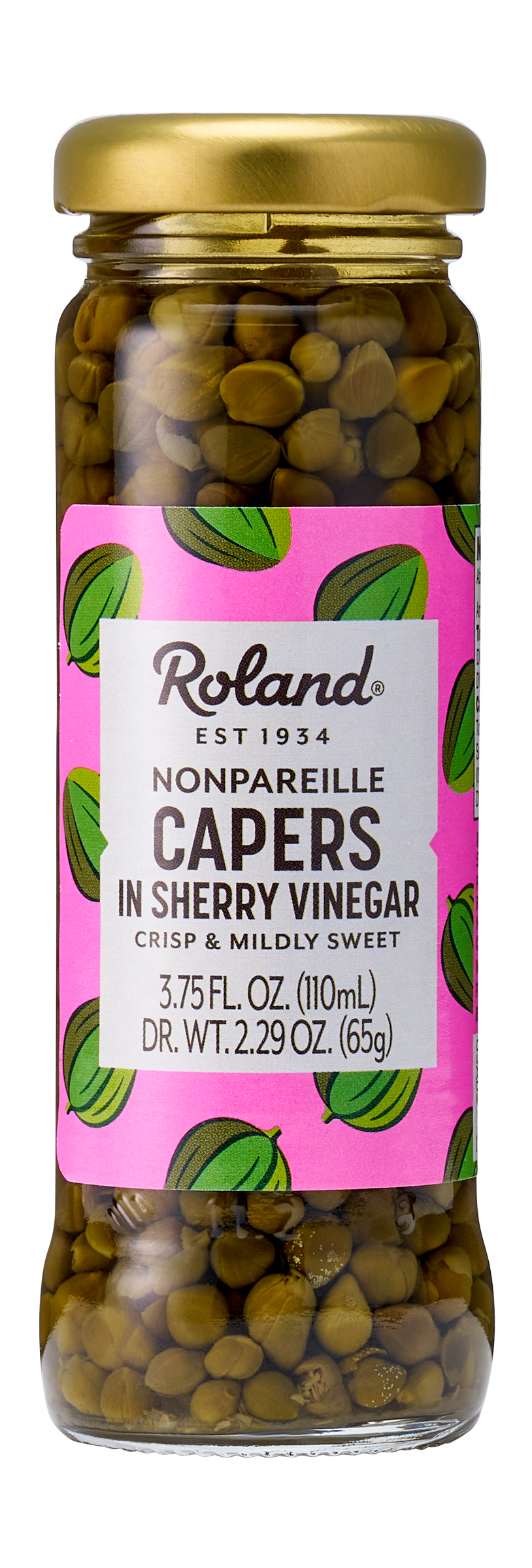 Capers, Nonpareil, in Sherry Vinegar,24 - 3.75 FLUID