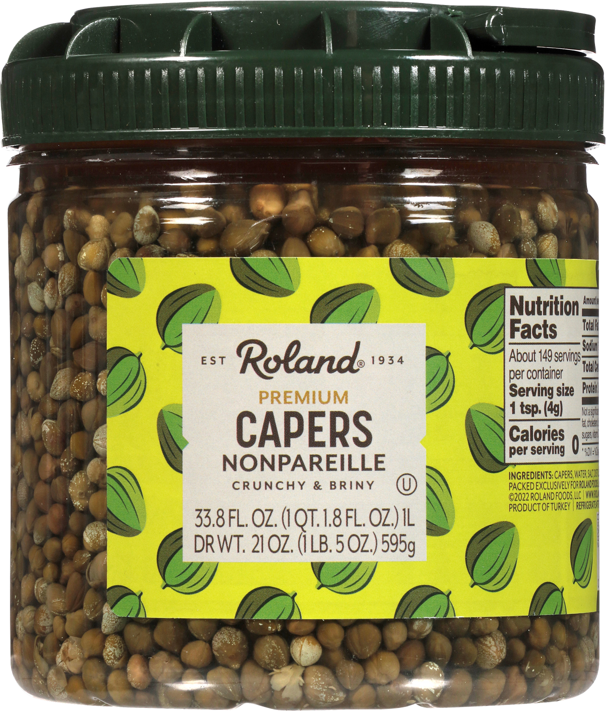 Capers, Nonpareil,6 - 33.8 FLUID