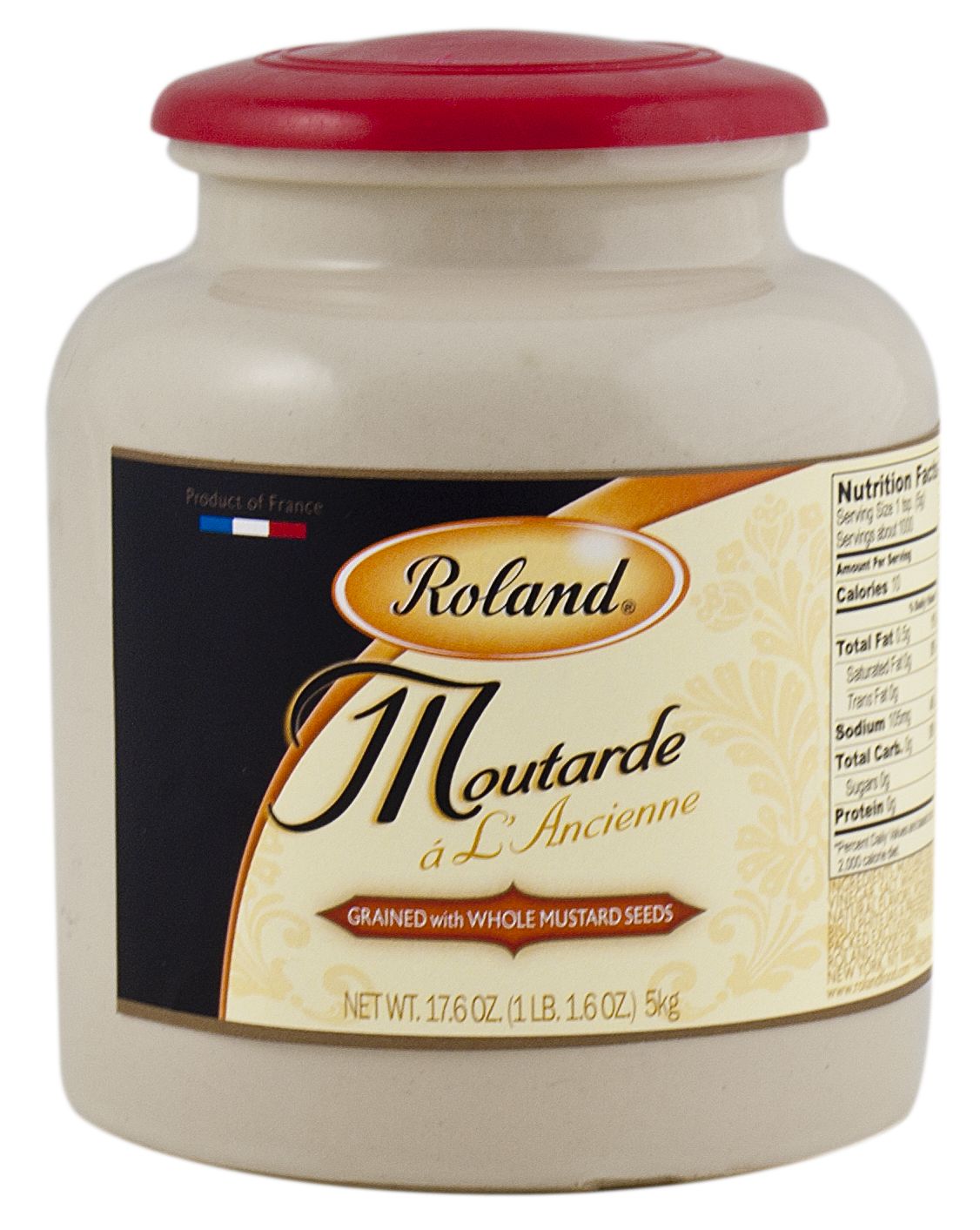 Mustard, Dijon, Whole Grain,12 - 17.6 OUNCE