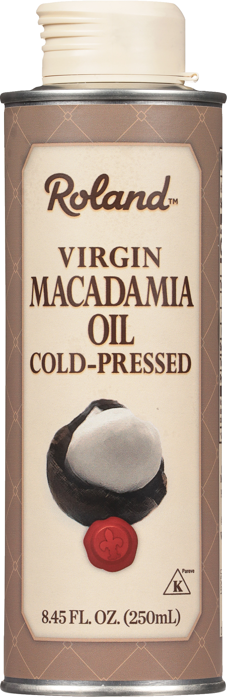 Oil, Macadamia Nut, Virgin,6 - 8.45 FLUID