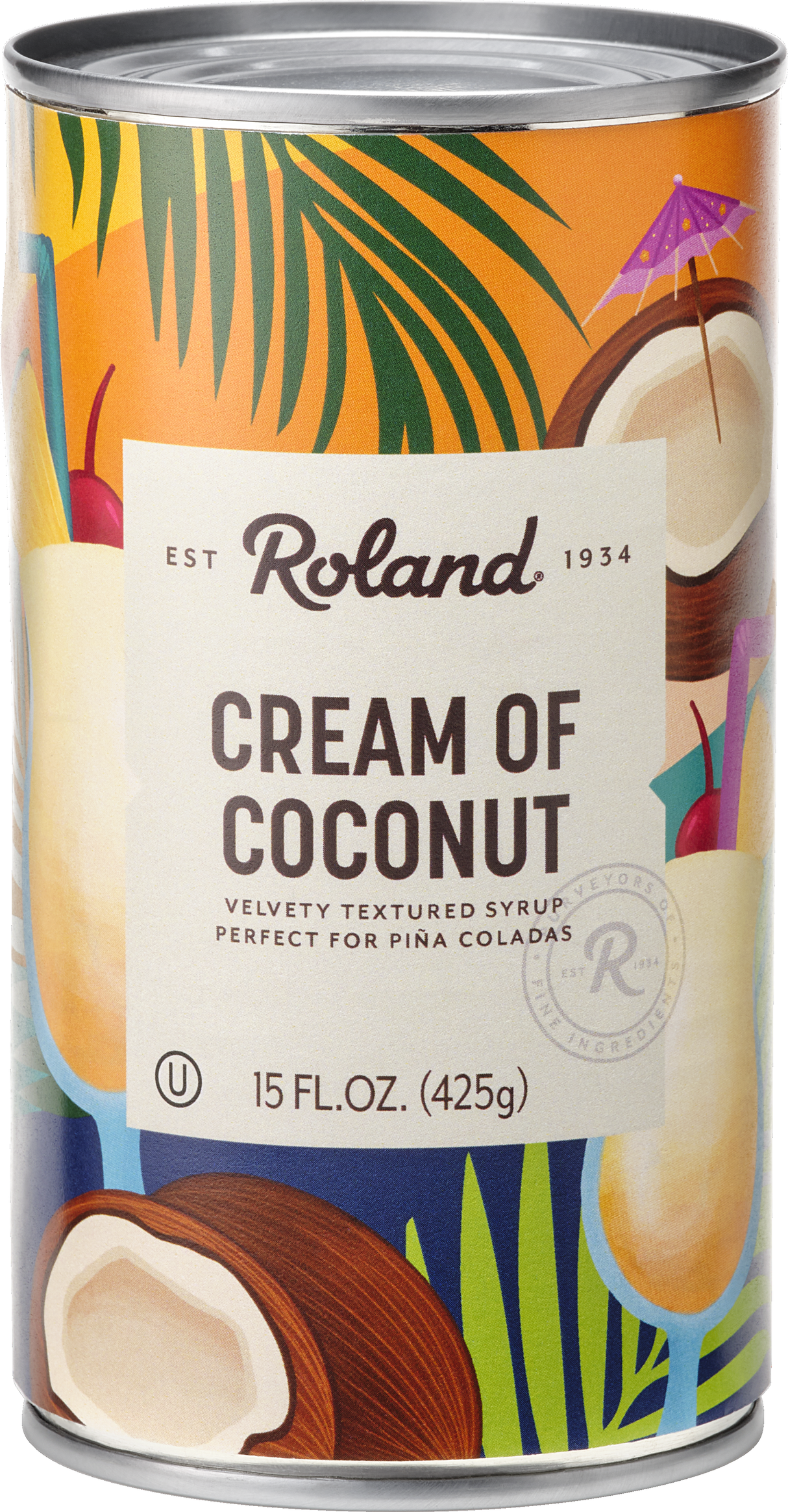 Cream of Coconut,12 - 15 FLUID