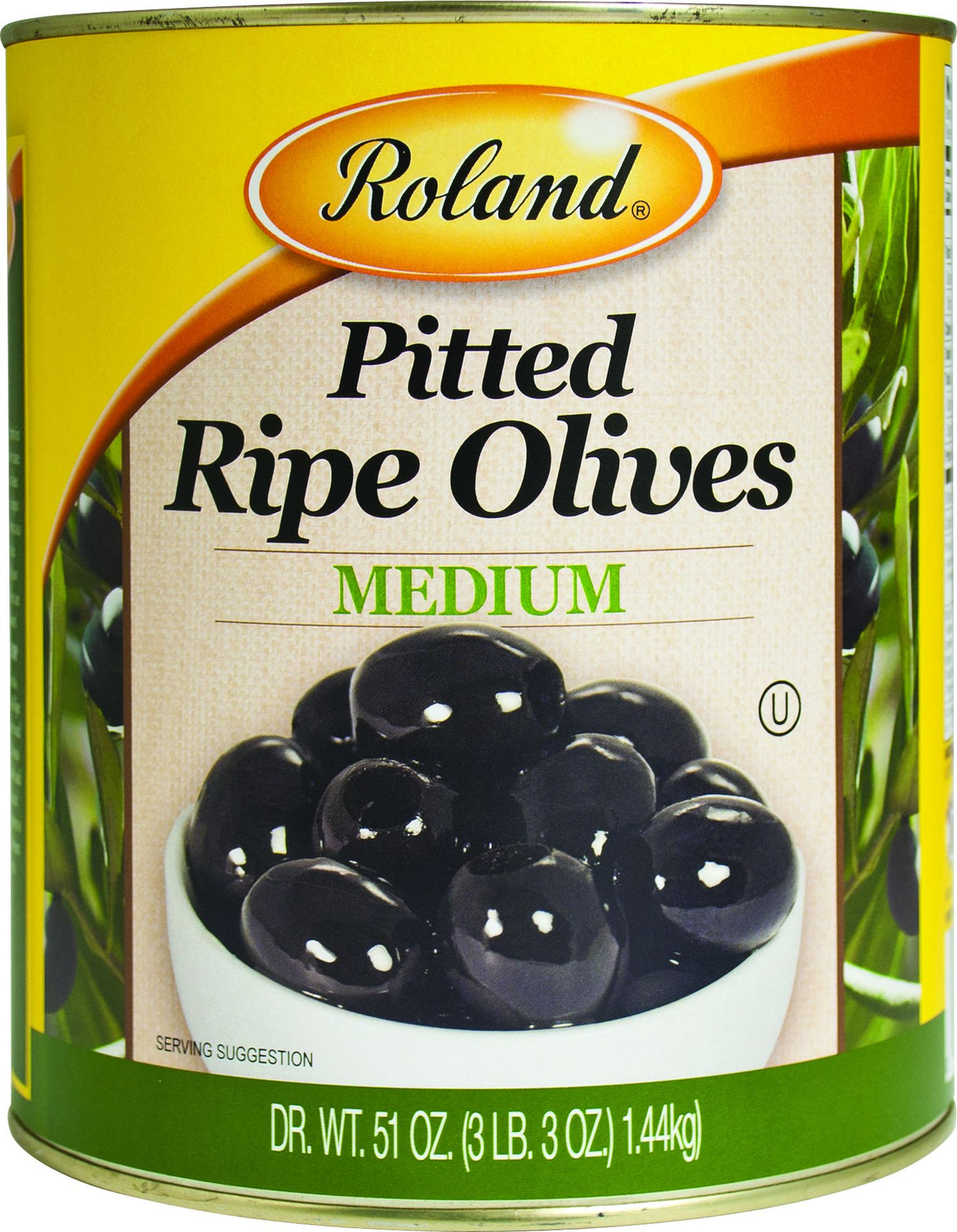 Olives, Medium, Pitted,6 - 51 OUNCE
