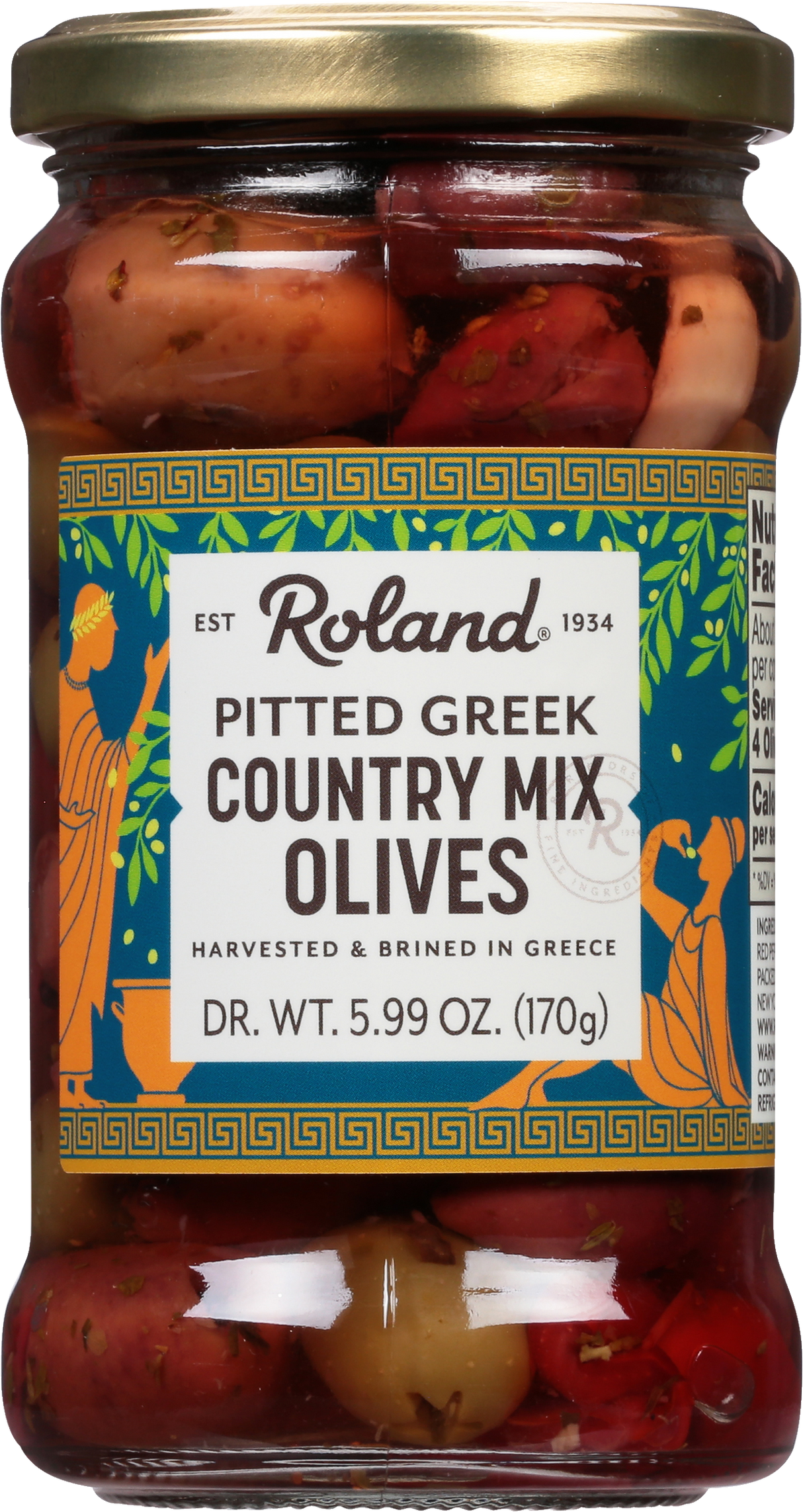 Olive Blend, Country, Pitted,12 - 10.2 OUNCE