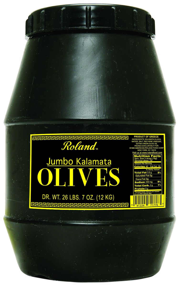 Olives, Kalamata, Jumbo,1 - 26.4 POUND