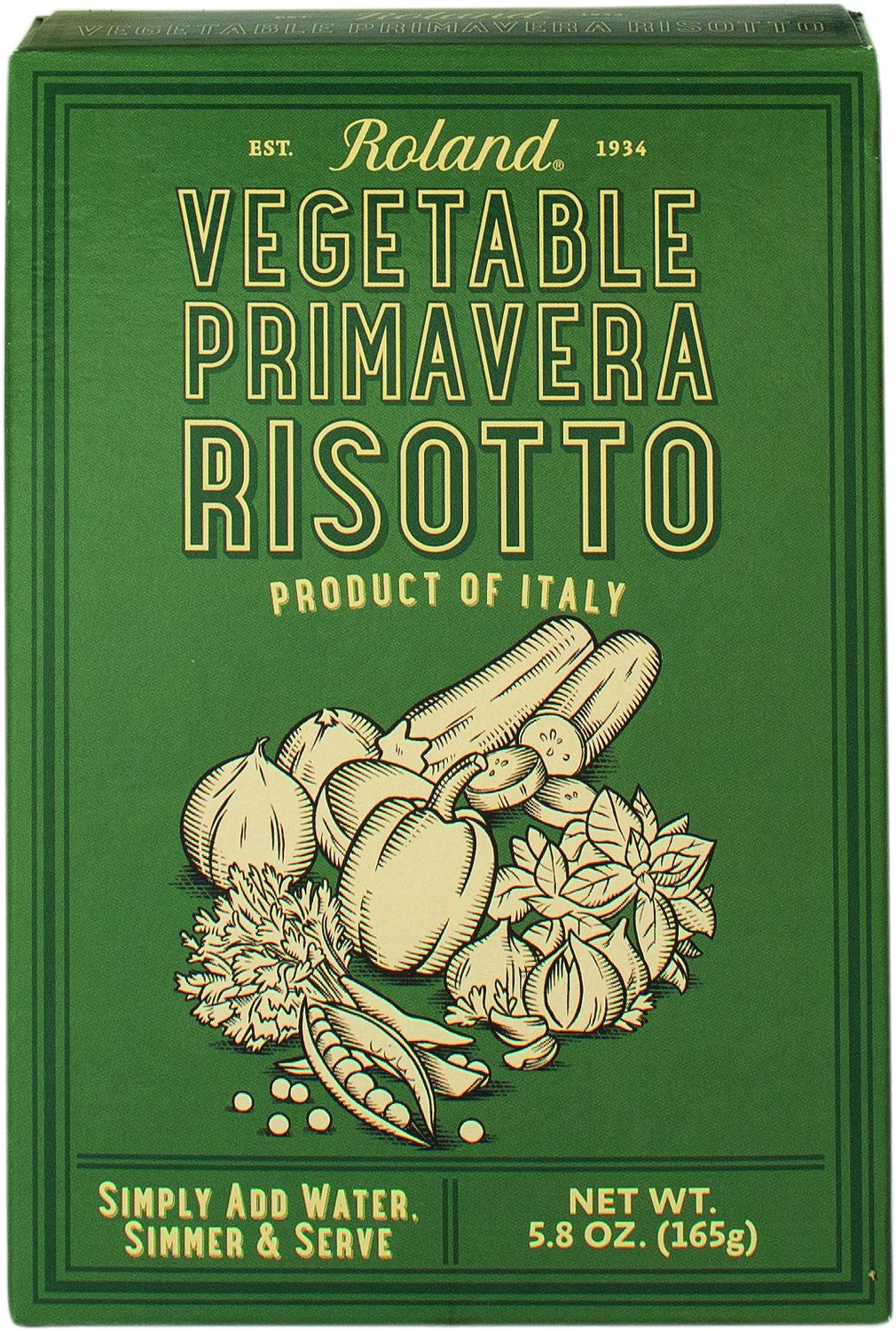 Risotto, Vegetable Primavera,12 - 5.8 OUNCE