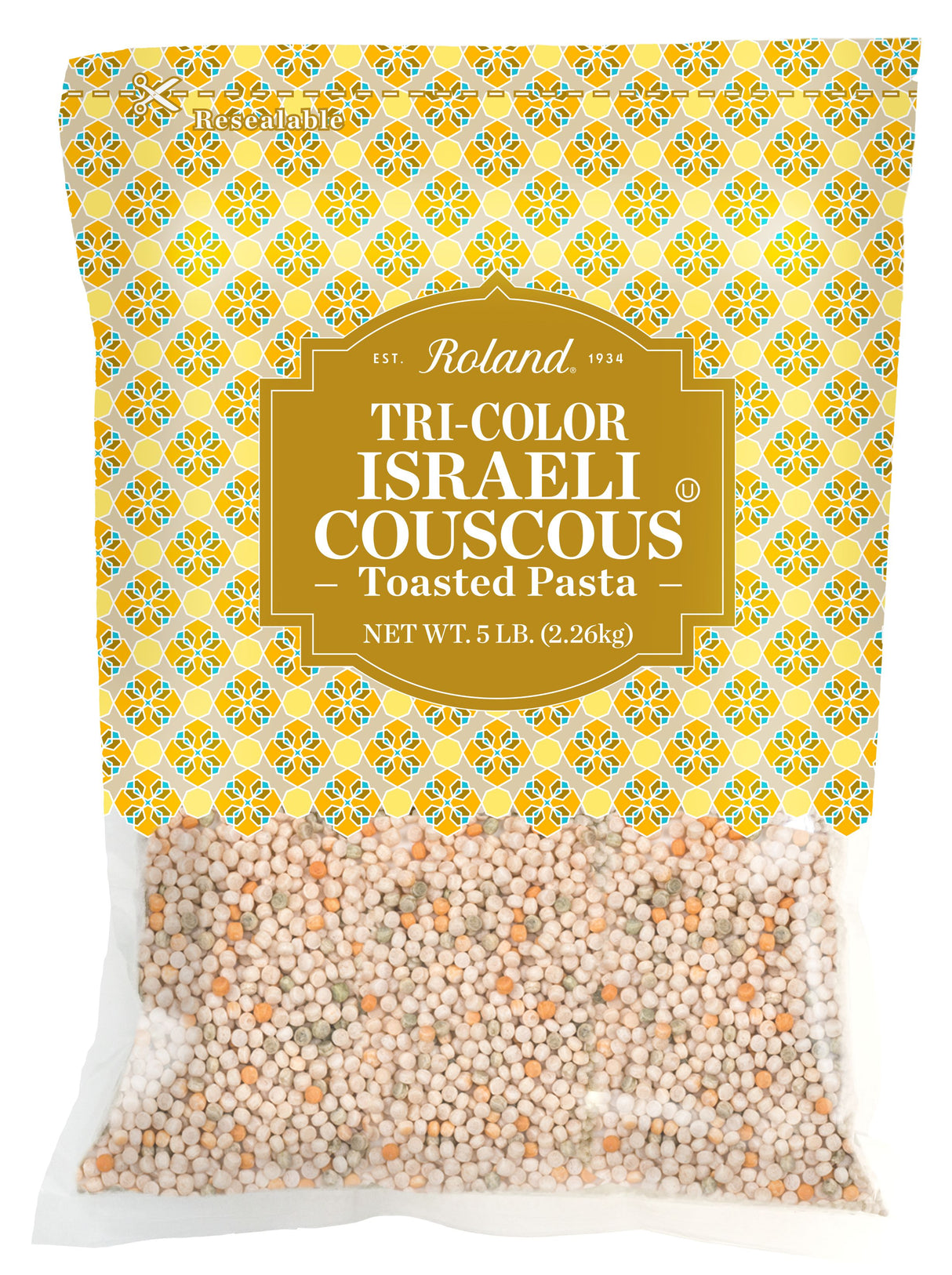 Couscous, Israeli, Tricolor,2 - 5 POUND