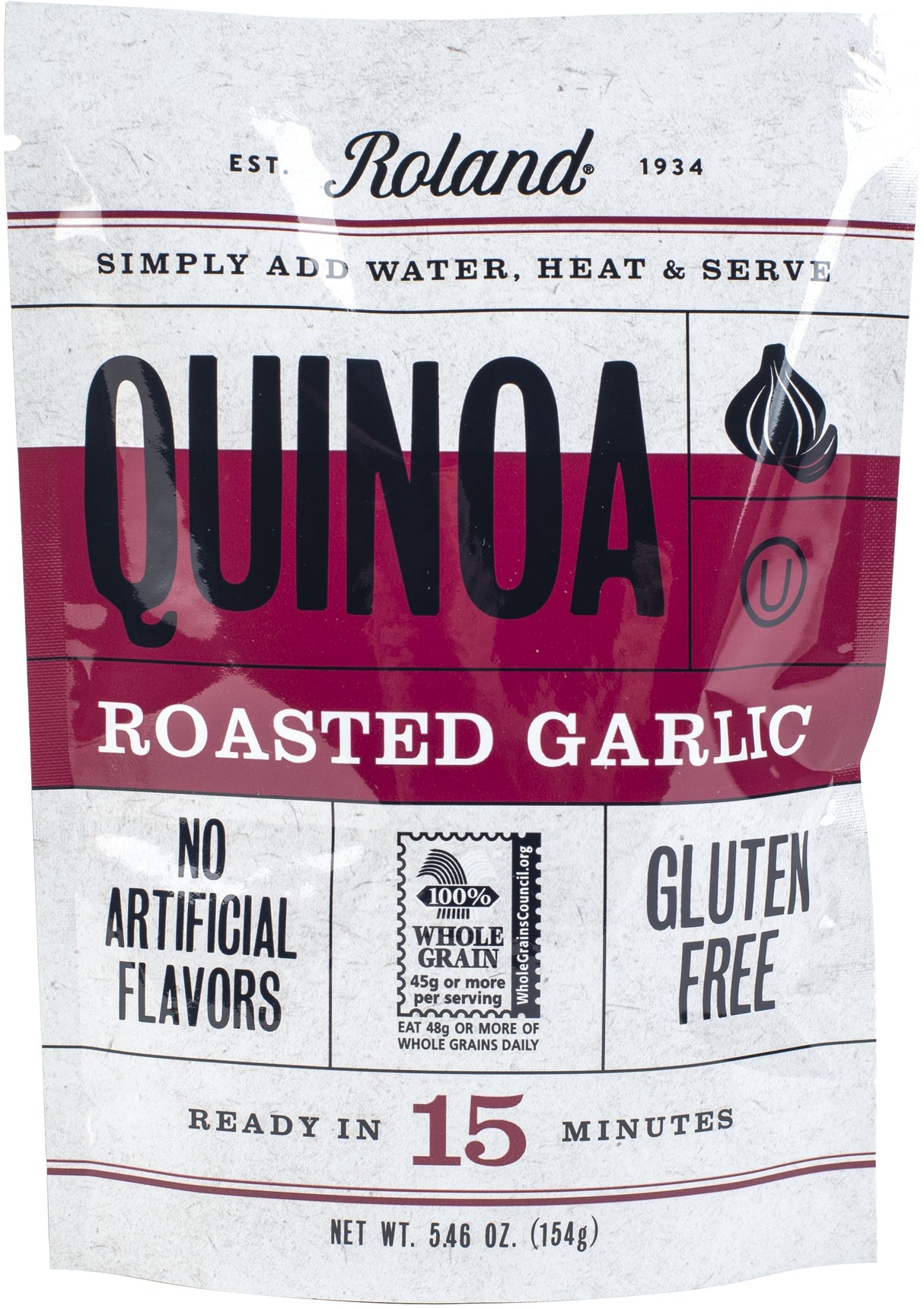 Quinoa, Roasted Garlic,12 - 5.46 OUNCE