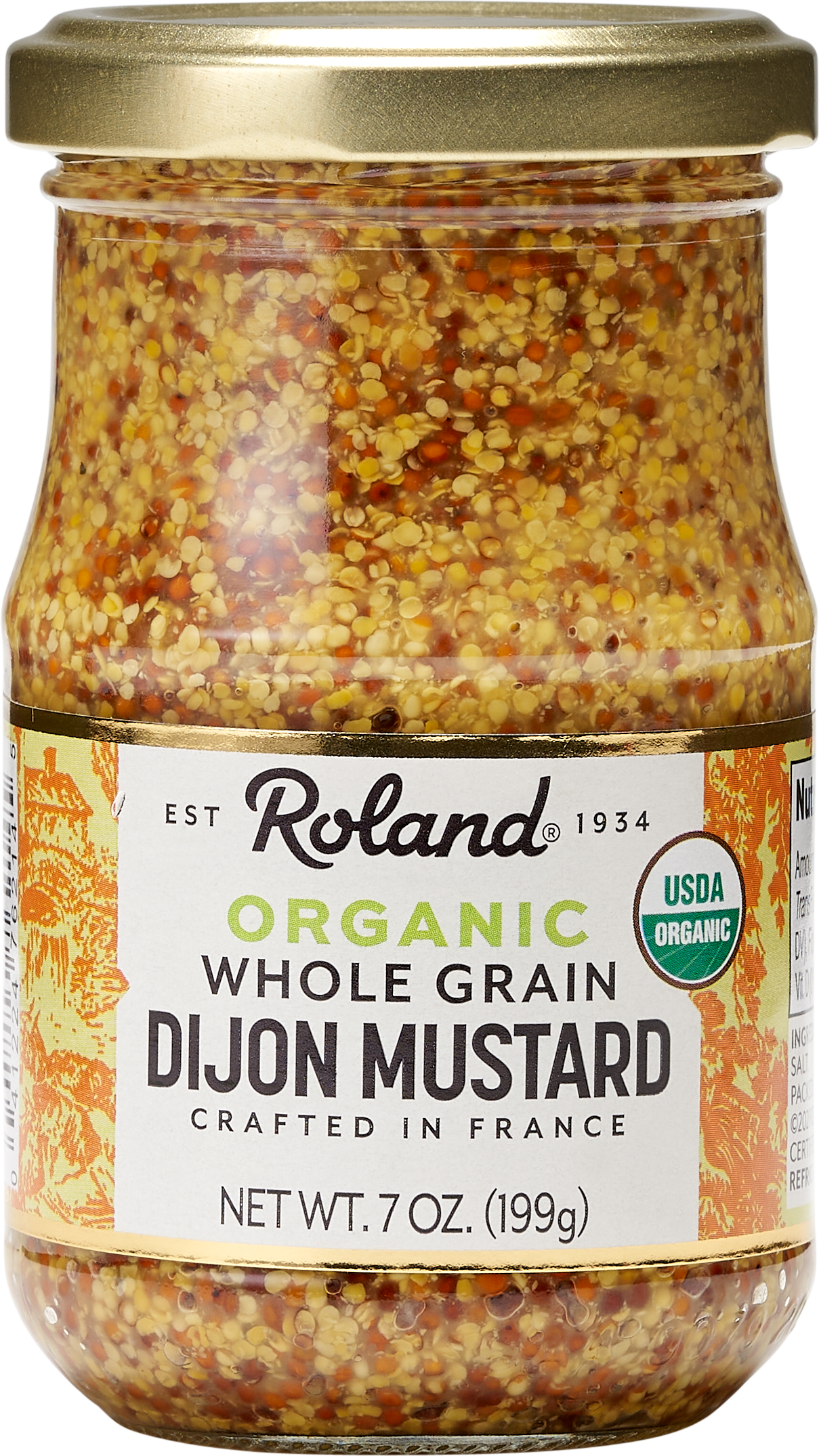 Mustard, Dijon, Whole Grain,12 - 7 OUNCE