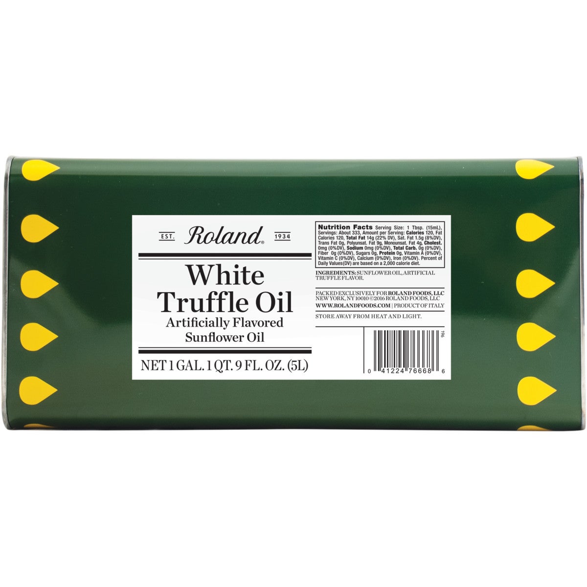 Oil, Sunflower, White Truffle,2 - 5 LITER