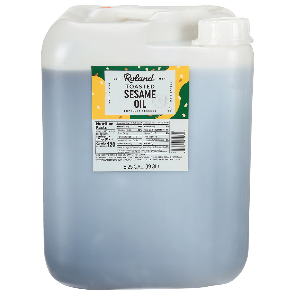 Oil, Sesame, Toasted,1 - 5.25 GALLON