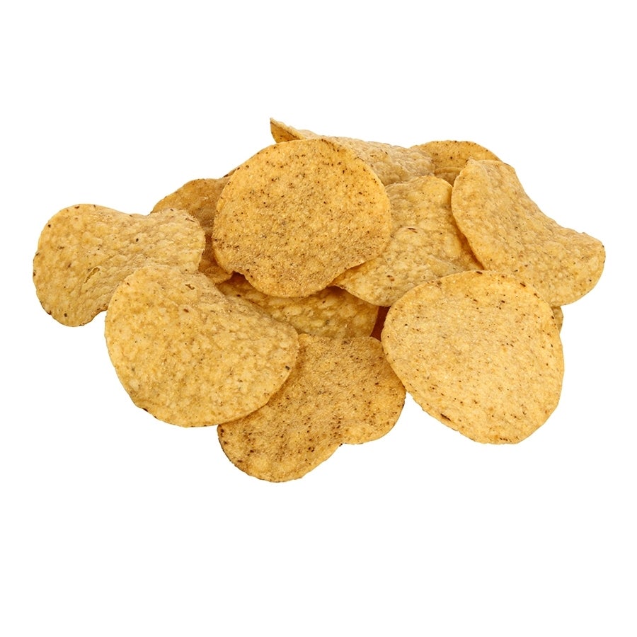 Chips, Tortilla, Fried, Yellow, Round,6 - 2 POUND