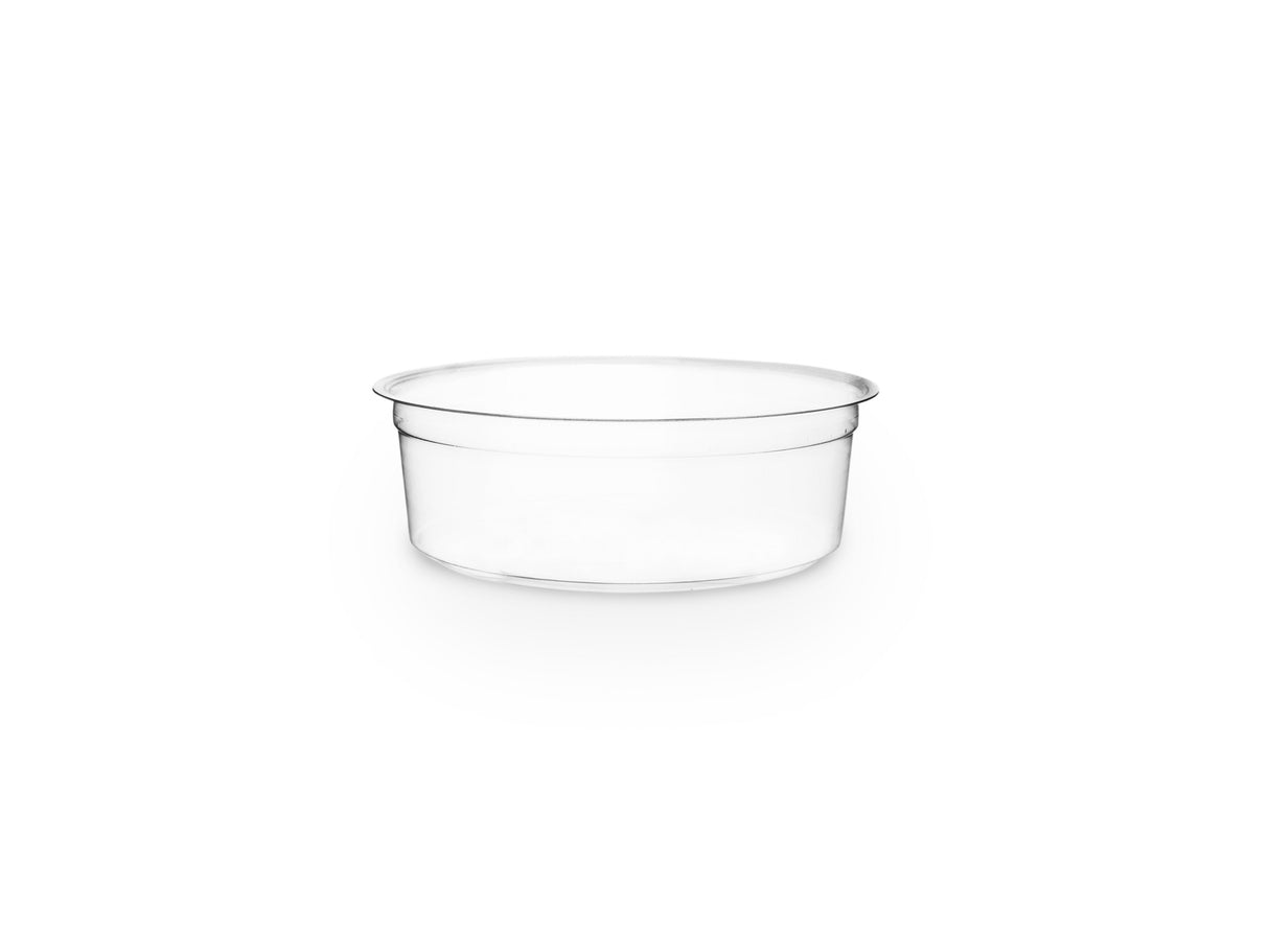 Containers, Deli, 8 Ounce, Plastic, Clear, Round, PLA, Compostable,10 - 50 COUNT