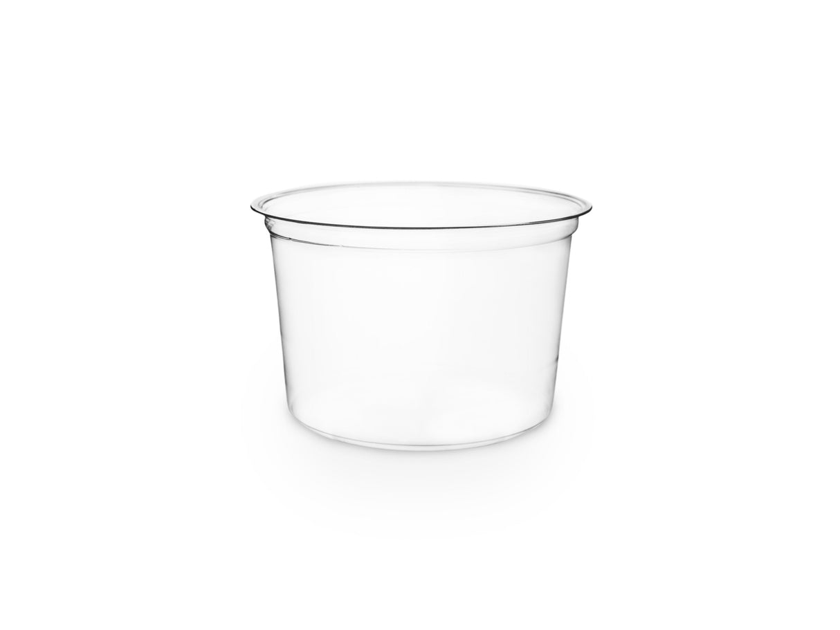 Containers, Deli, 16 Ounce, Plastic, Clear, Round, PLA,10 - 50 COUNT