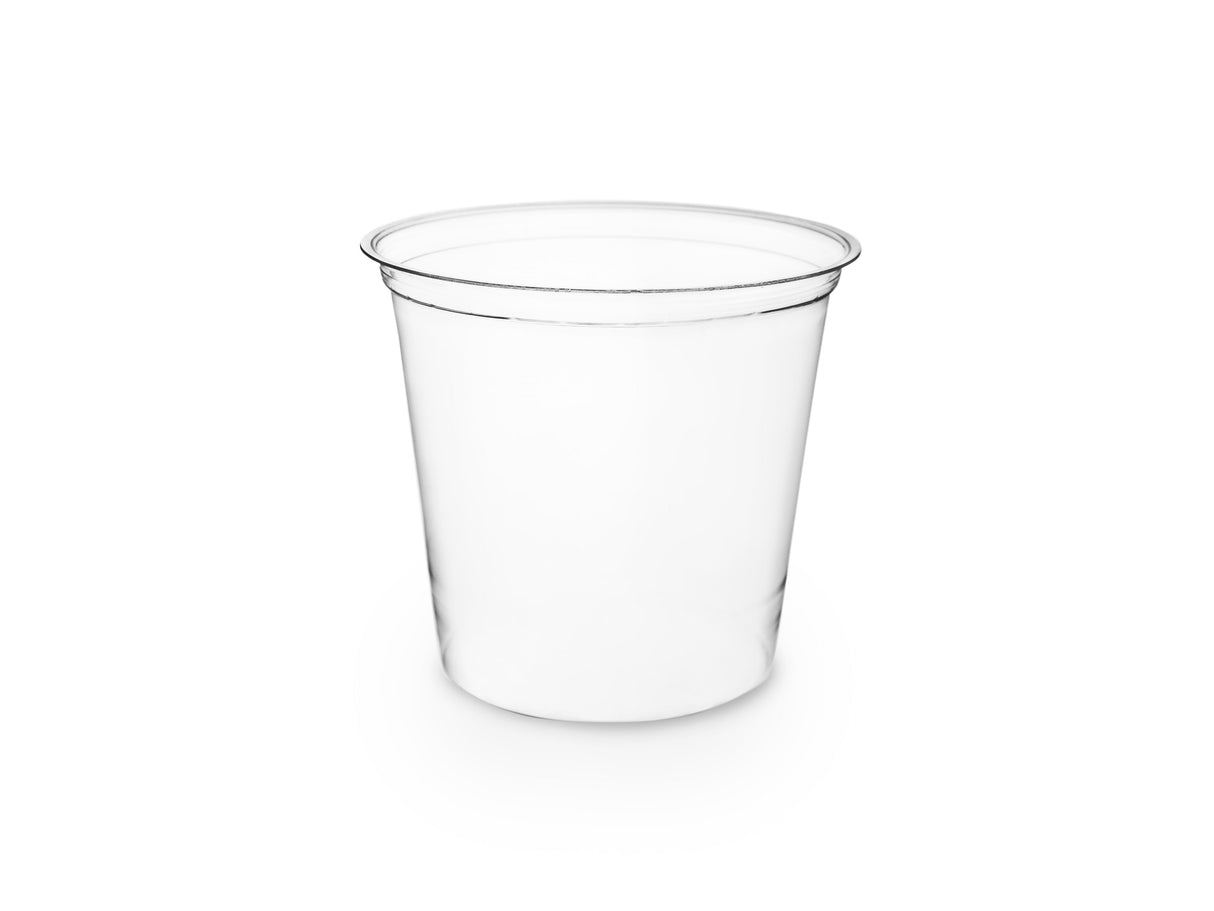 Containers, Deli, 24 Ounce, Plastic, Clear, Round, PLA,10 - 50 COUNT