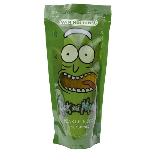Pickles, Dill, Whole, Pickle Rick, Single-Serve Pouch,12 - 1 COUNT