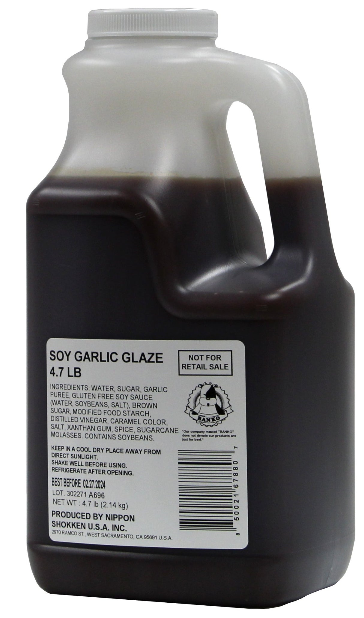 Glaze, Garlic Soy,6 - 4.7 POUND