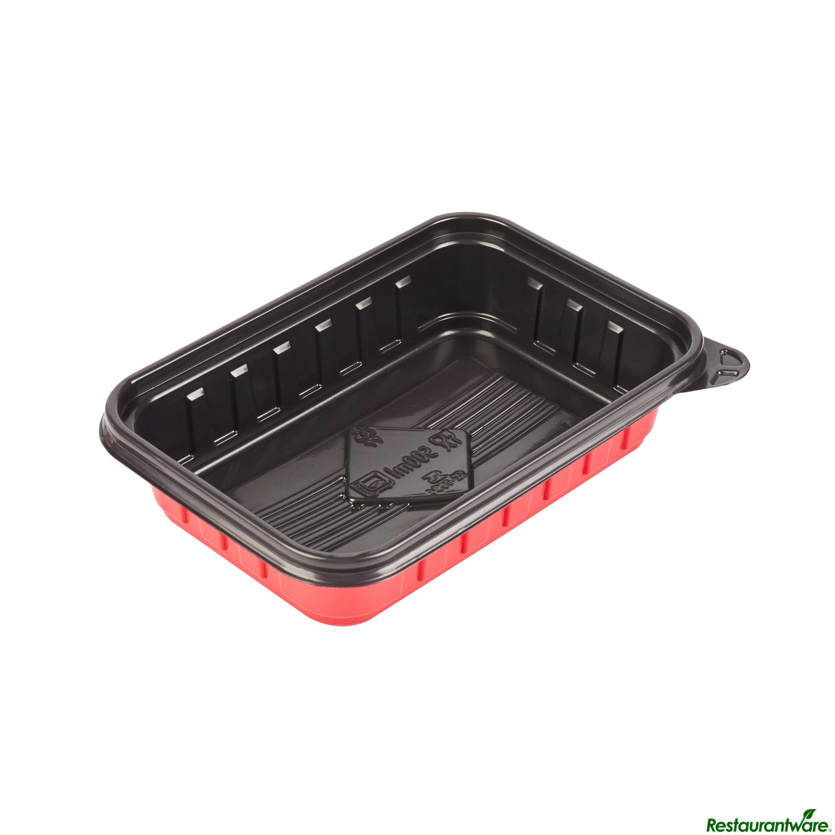 Boxes, Take-Out, Bento Tek 16 Ounce, Plastic, Red, 7.25 x 4.75 x 1.5 Inch, Rectangle,50 - 1 EACH
