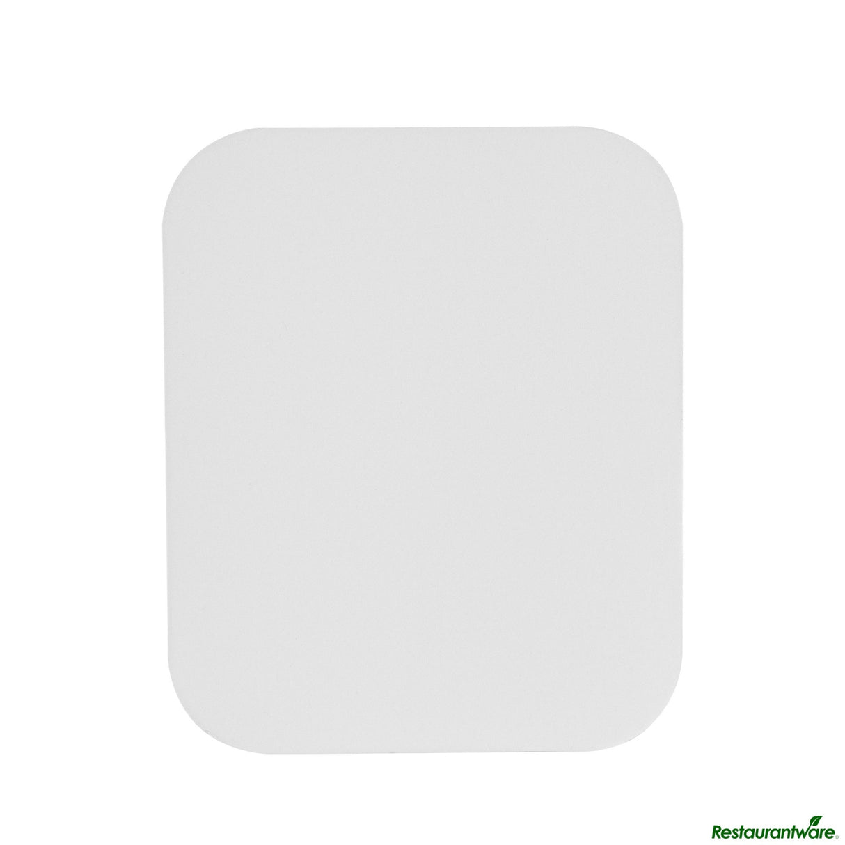 Lids, Foil Lux, Foil-Laminated Paper, White, Oblong, for 1 Pound Containers,100 - 1 EACH