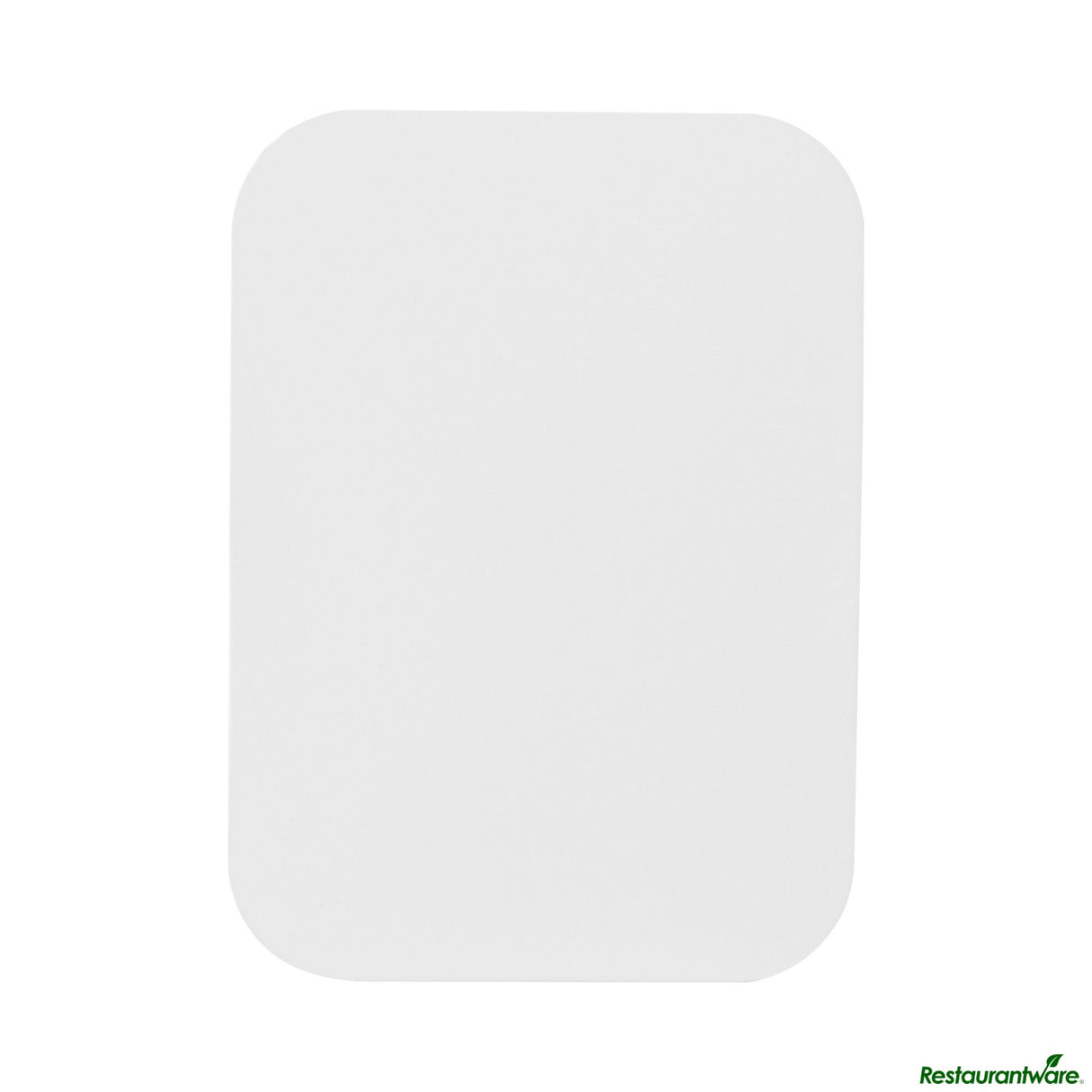 Lids, Foil Lux, Foil-Laminated Paper, White, Oblong, for 2.25 Pound Containers,100 - 1 EACH