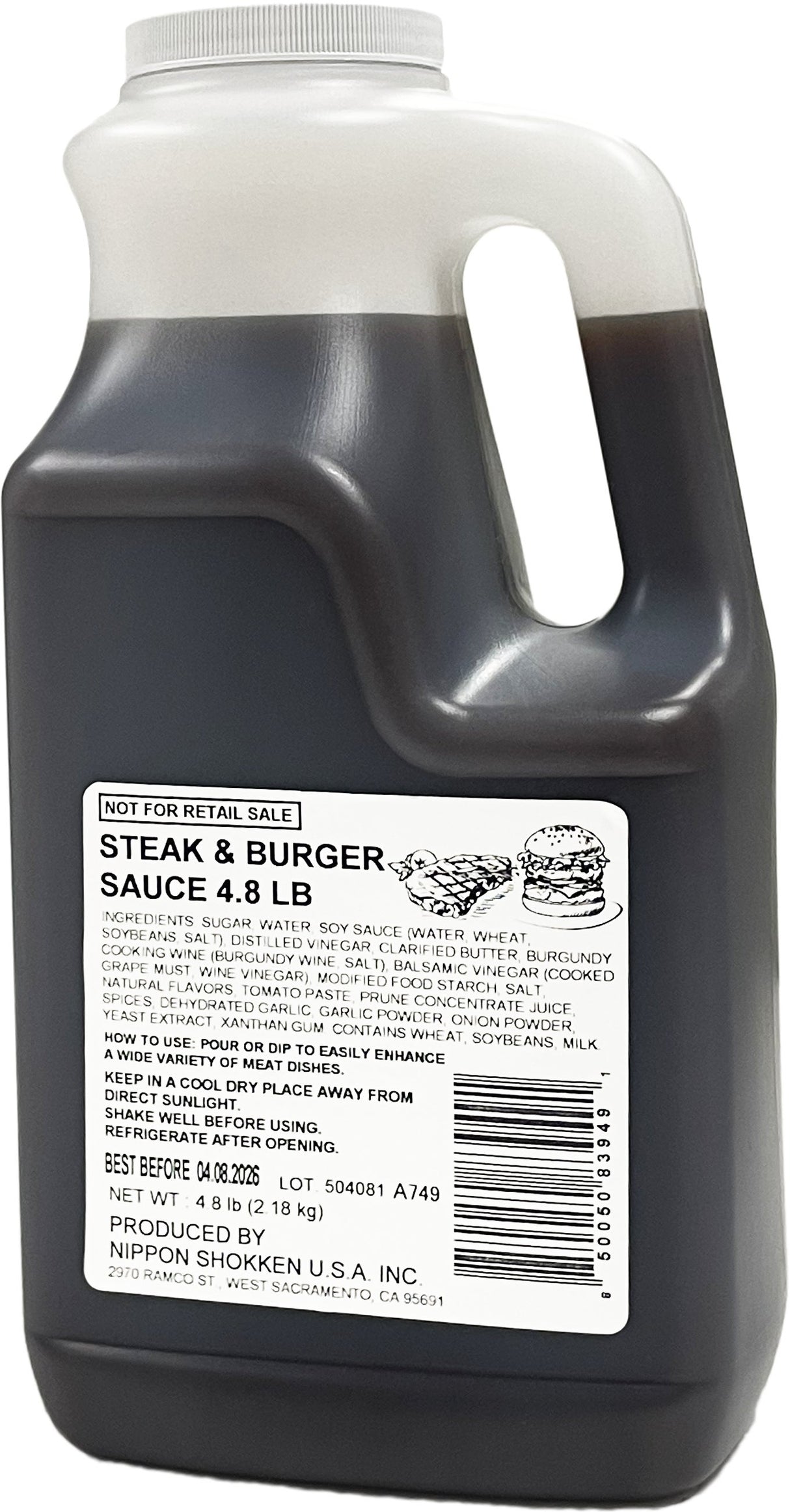 Sauce, Steak & Burger,6 - 4.8 POUND