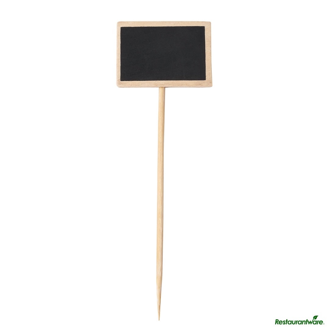 Picks, 6 Inch, Bamboo, Chalkboard,100 - 1 EACH