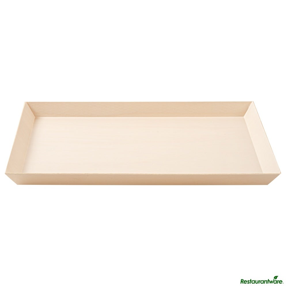 Plates, Taipei 15.25 x 10.75 x 1 Inch, Wood, Square, Poplar,25 - 1 EACH