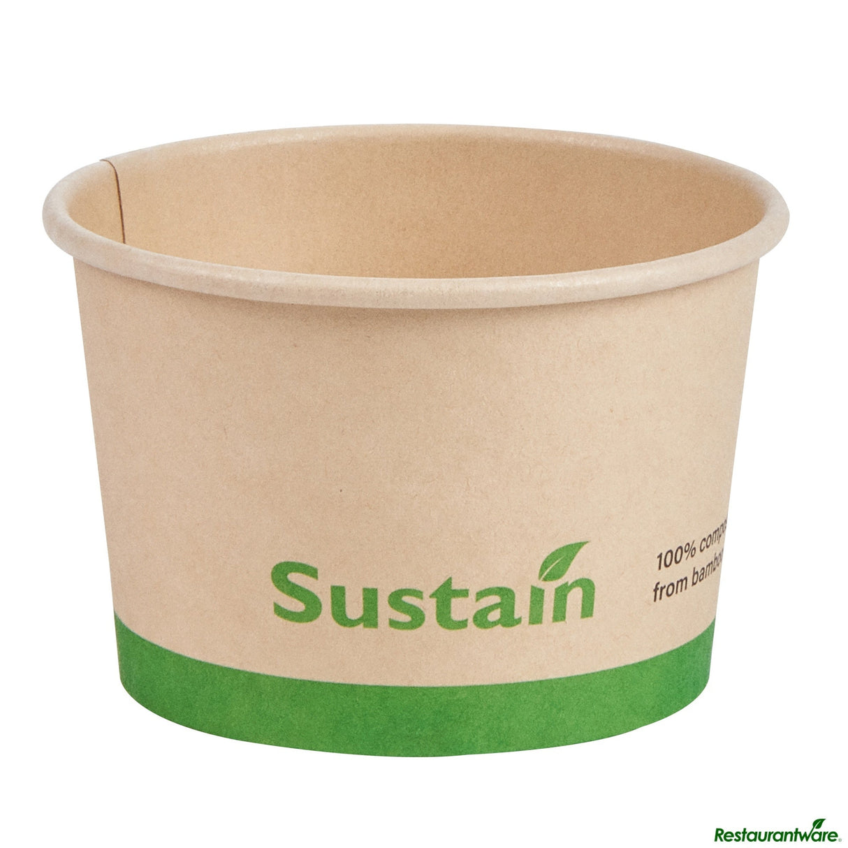 Cups, To-Go, 4 Ounce, PLA-Lined Bamboo Paper, Round, 3 x 3 x 2.5 Inch, Compostable,50 - 1 EACH