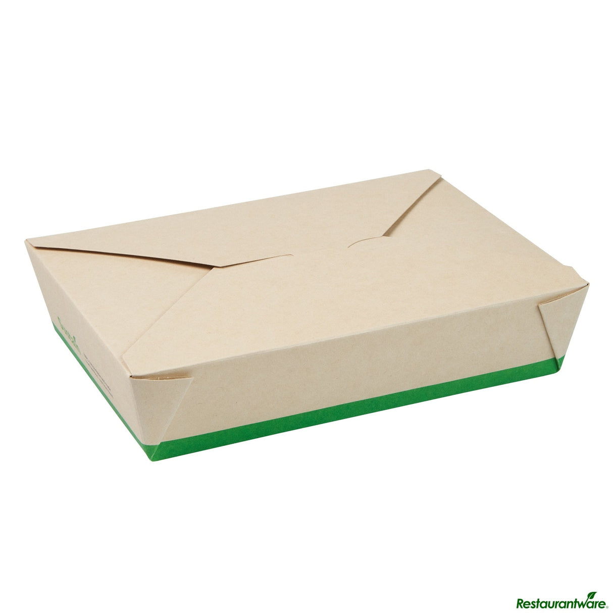 Containers, Take-Out, 49 Ounce, PLA-Lined Bamboo Paper, 8.5 x 6.25 x 2 Inch, Rectangle, Compostable,50 - 1 EACH
